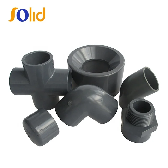 DINまたはASTM SCH40 SCH80標準プラスチックPVC CPVCUPVC水道管