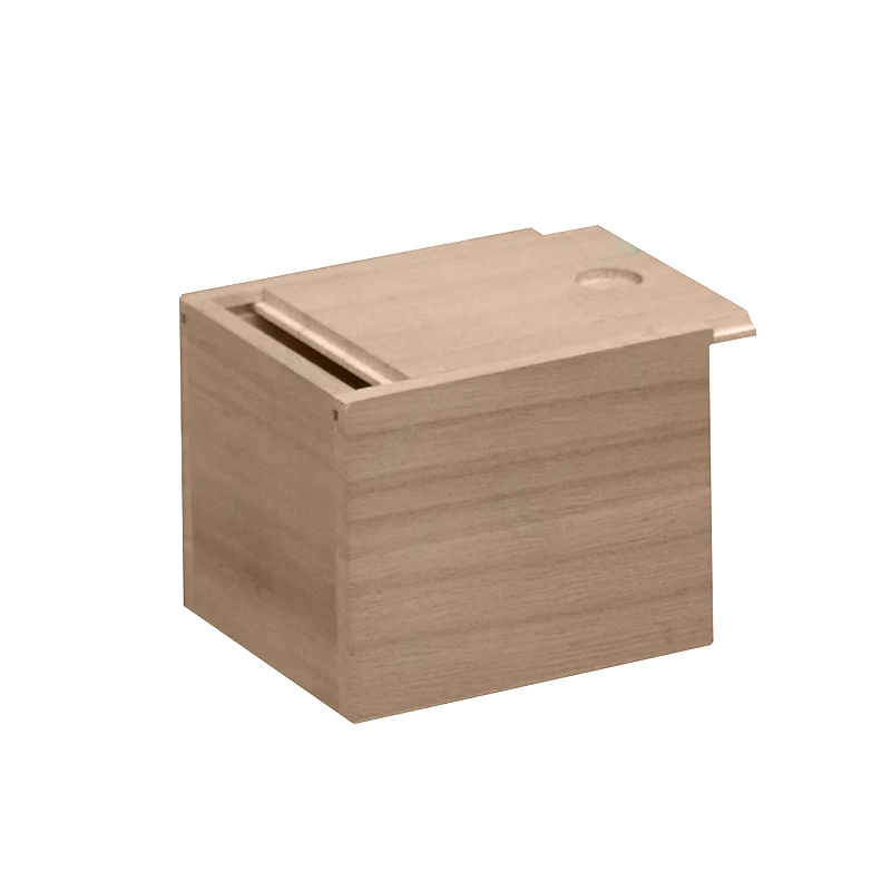 Wholesale Unfinished Wood Box with Sliding Lid
