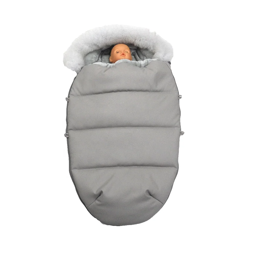 Оптовая продажа Детские уличные зимние детские коляски спальный мешок