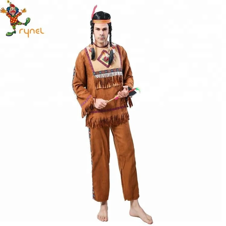 Pgmc0167 Native American Indian Tribal Costume Carnaval Costume - Buy Carnaval  Costume Product on 