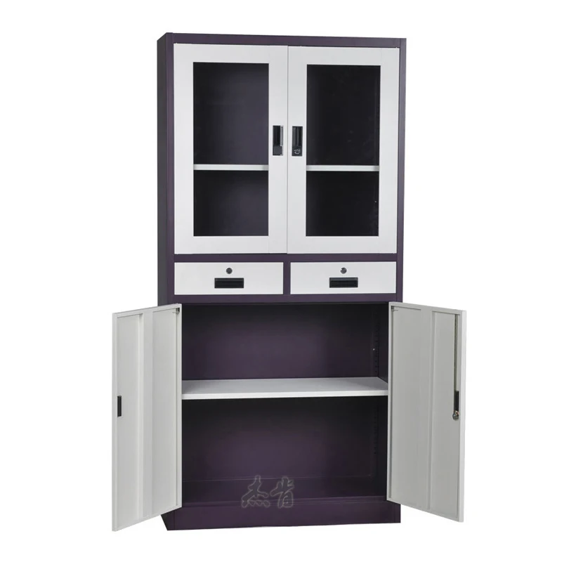Classic 2-Drawer Vertical Metal File Cabinet Knock Down Design