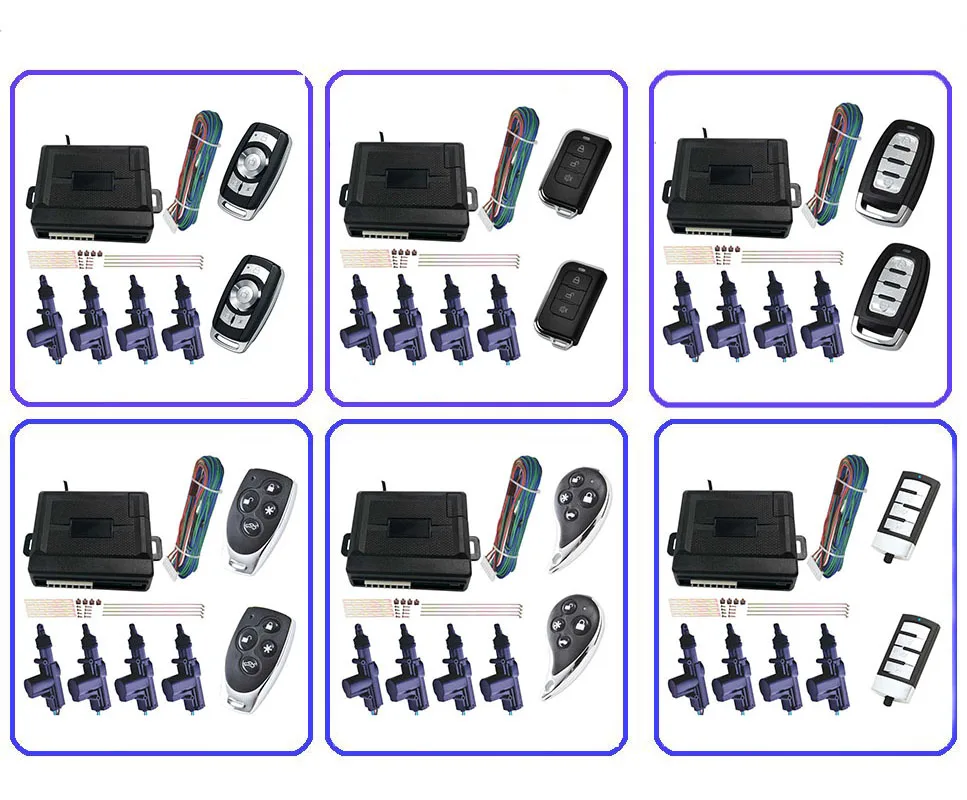 Автомобильный Центральный дверной замок T223, система без ключа, с дистанционным управлением, с сигнализацией