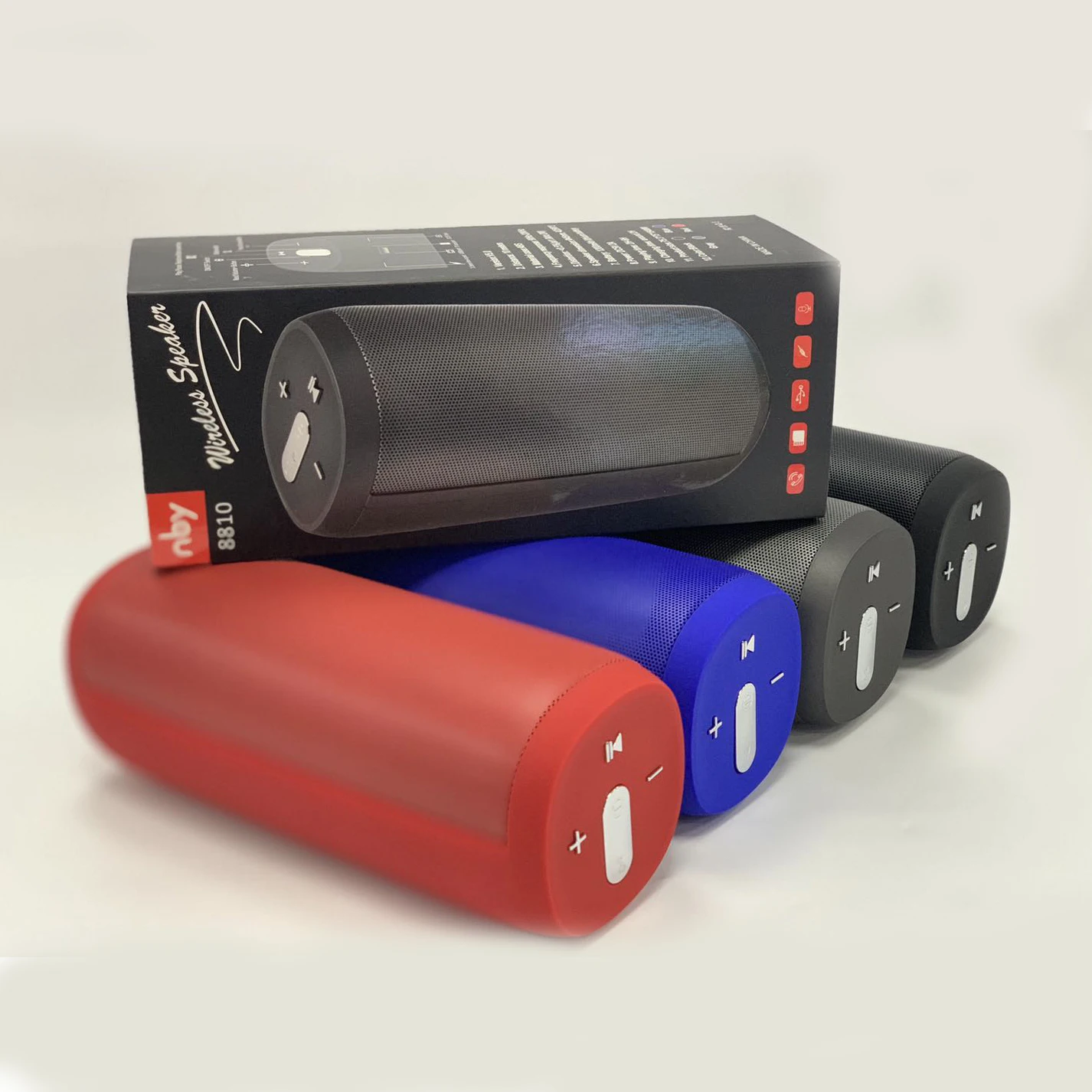 NBY8810 Bluetooth Wireless ABS Speaker High Quality Bass