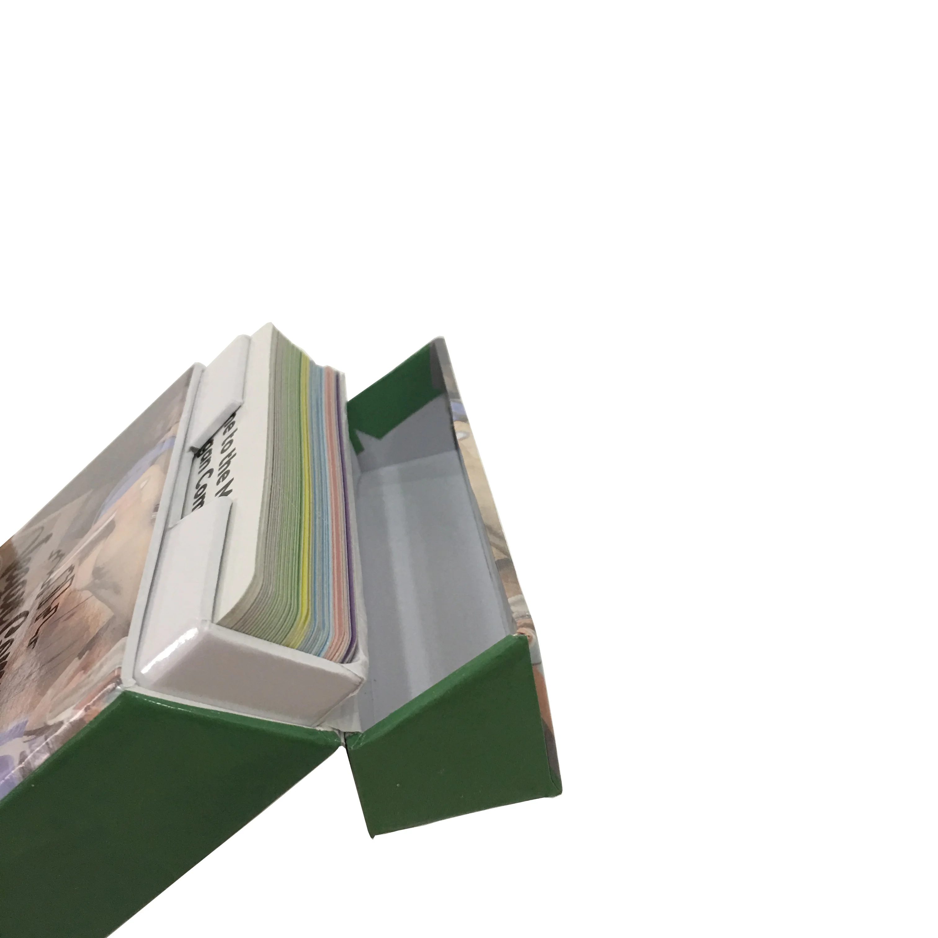 Картонная коробка с принтом игральных карт на заказ картонная в твердом переплете