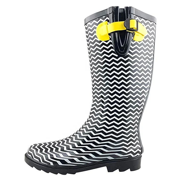 printed gumboots