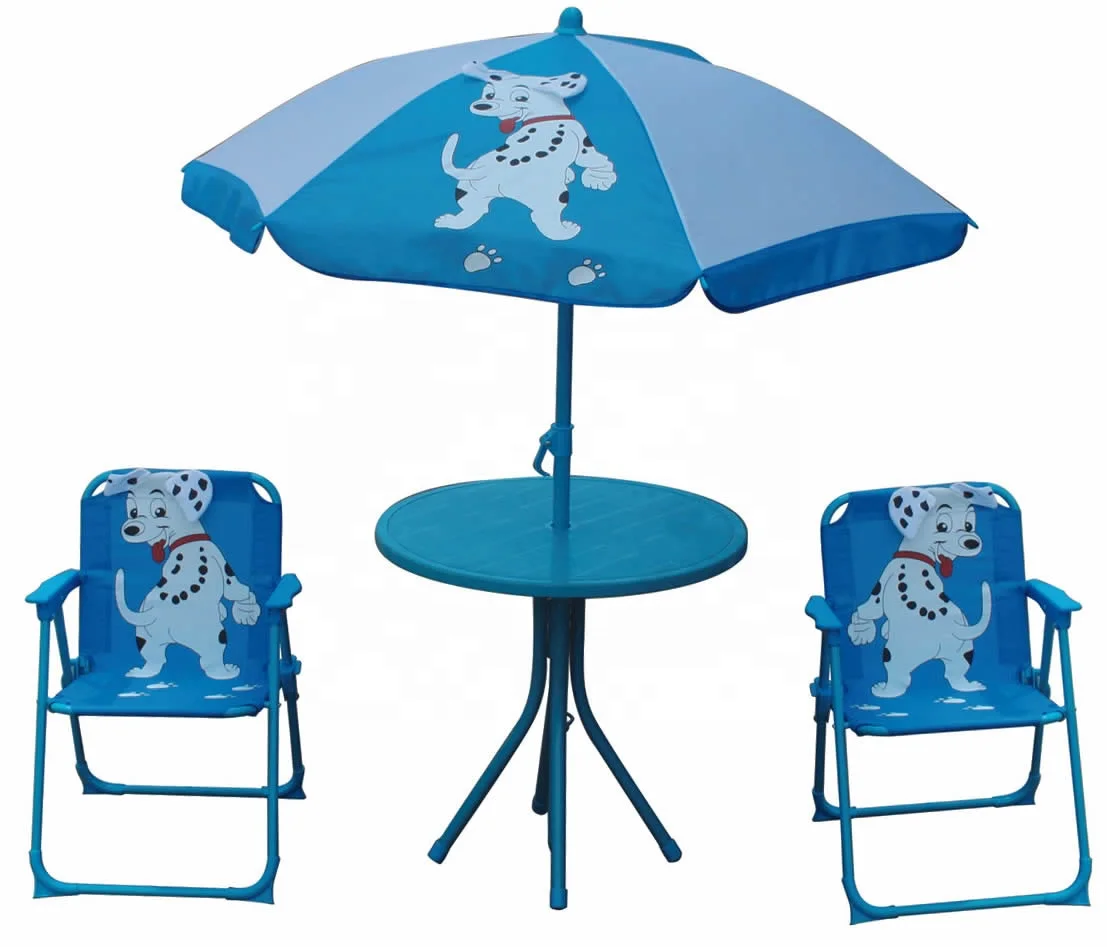 Стол с зонтиком для дачи