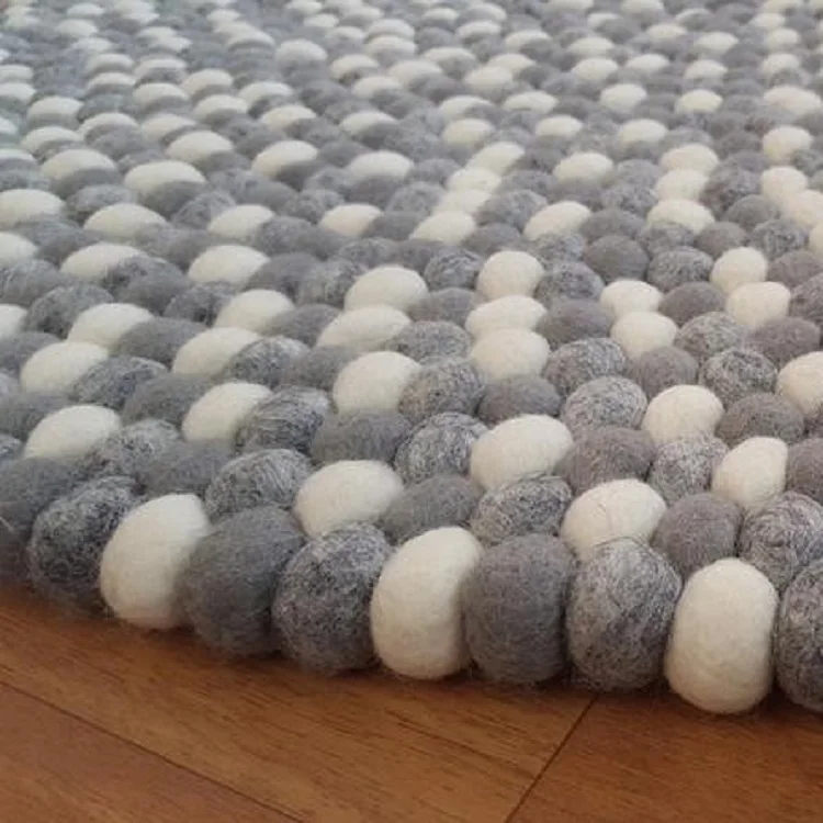 室内手工装饰毛毡地毯