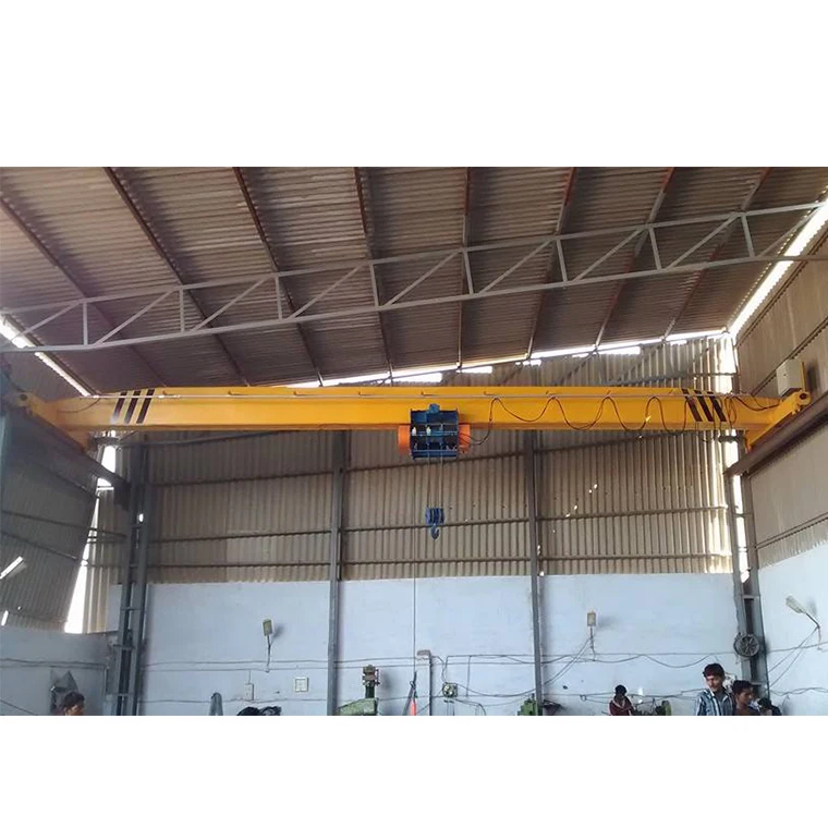 Type Single Girder Electric Wire Rope Hoist Overhead Crane 10 Ton ...