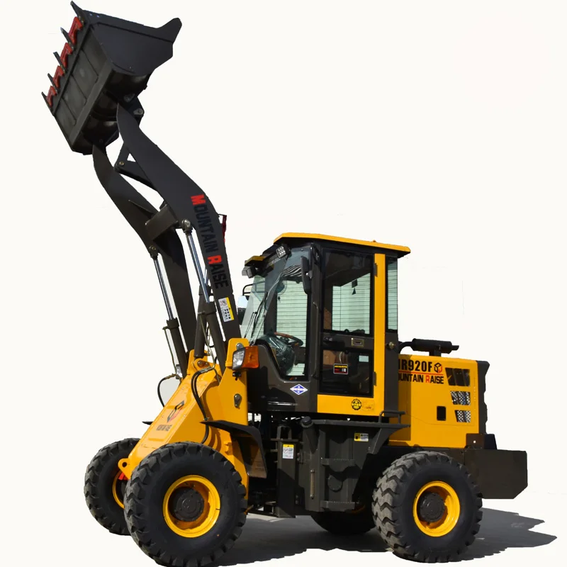 China Mini Payloader Small Wheel Loader with Various Working Attachments
