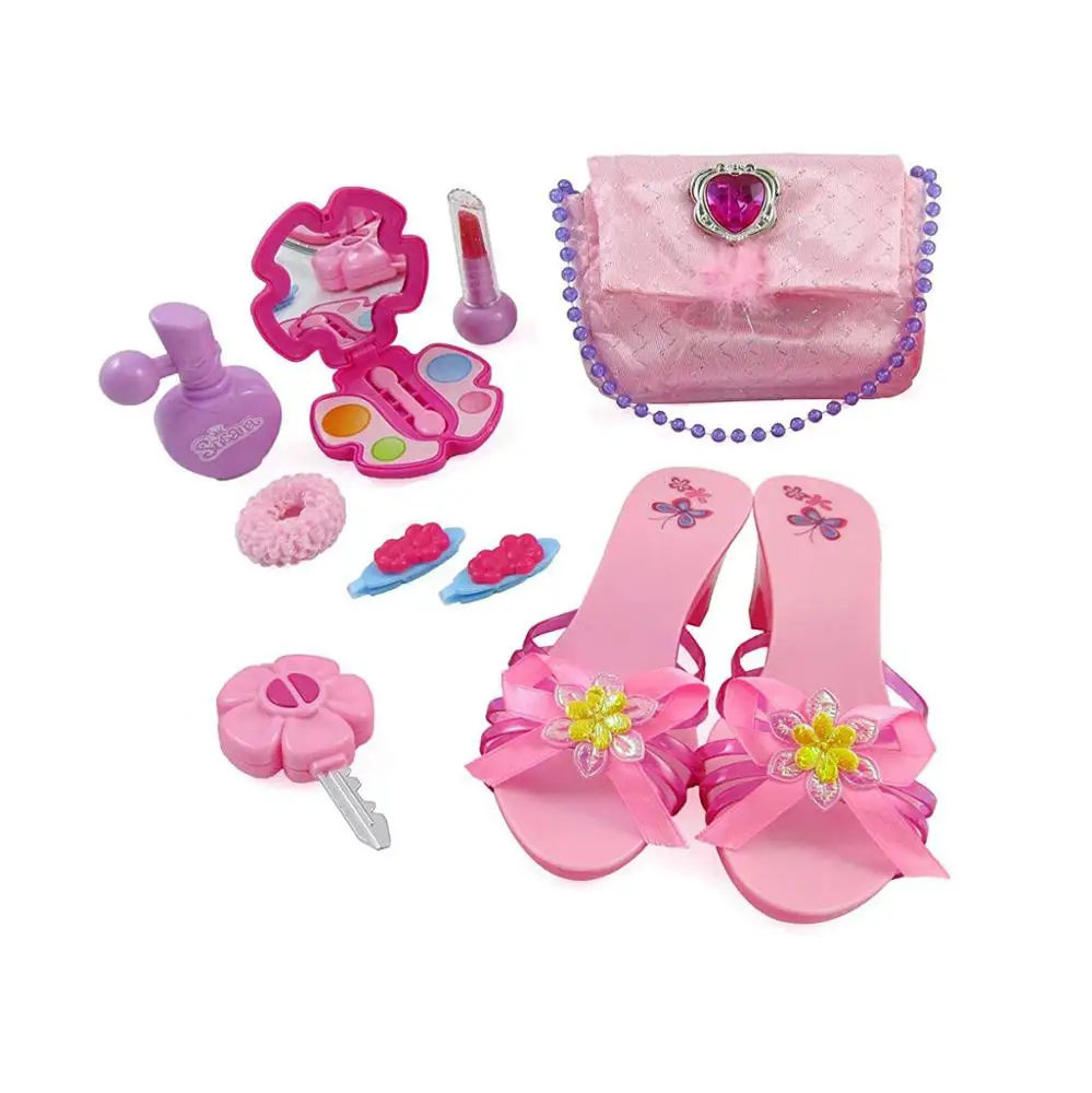 Набор косметики для маленьких принцесс-реалистичный игровой набор с феном идеальный розовый модный девочек