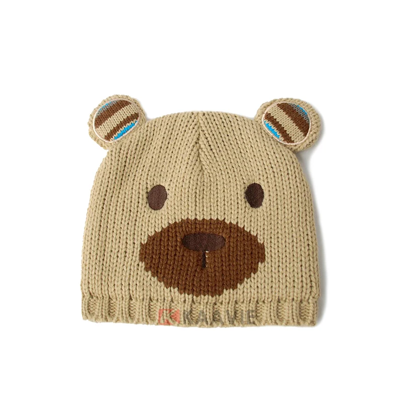 カスタム幼児かぎ針編みかわいい漫画クマ動物パターン赤ちゃん帽子 Buy かわいい動物の帽子 動物の赤ちゃんの帽子 動物の帽子かぎ針編みパターン Product On Alibaba Com