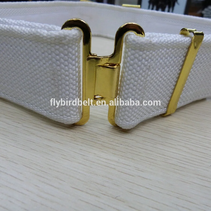 Top Quality White Color Royal Malaysia Cop Webbing Belt for Uniform Dress