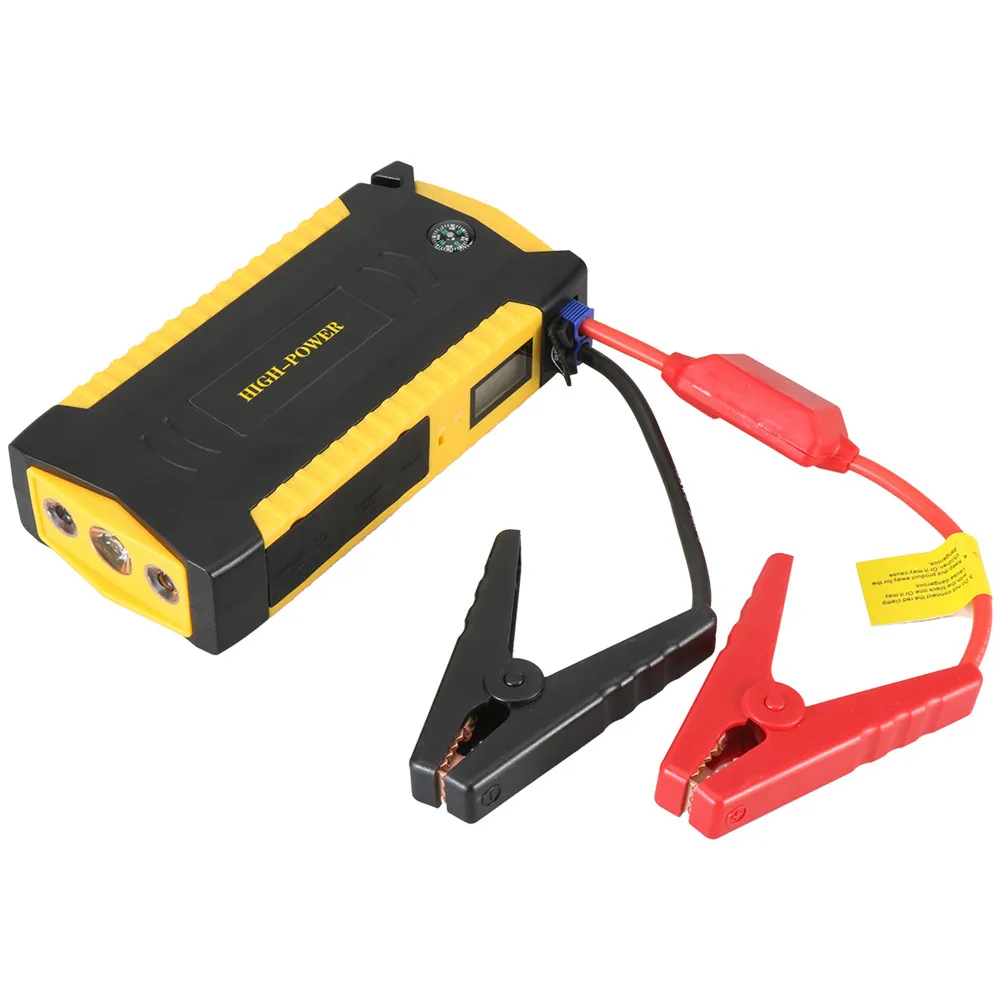 ЖК-дисплей 12 В 15000 мАч многофункциональный мини портативное зарядное устройство автомобиля скачок стартер