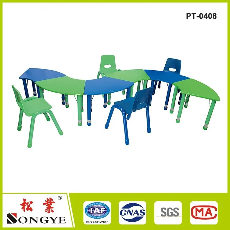 
Китай, оптовая продажа, детские столы и стулья, пластиковая мебель для детского сада 