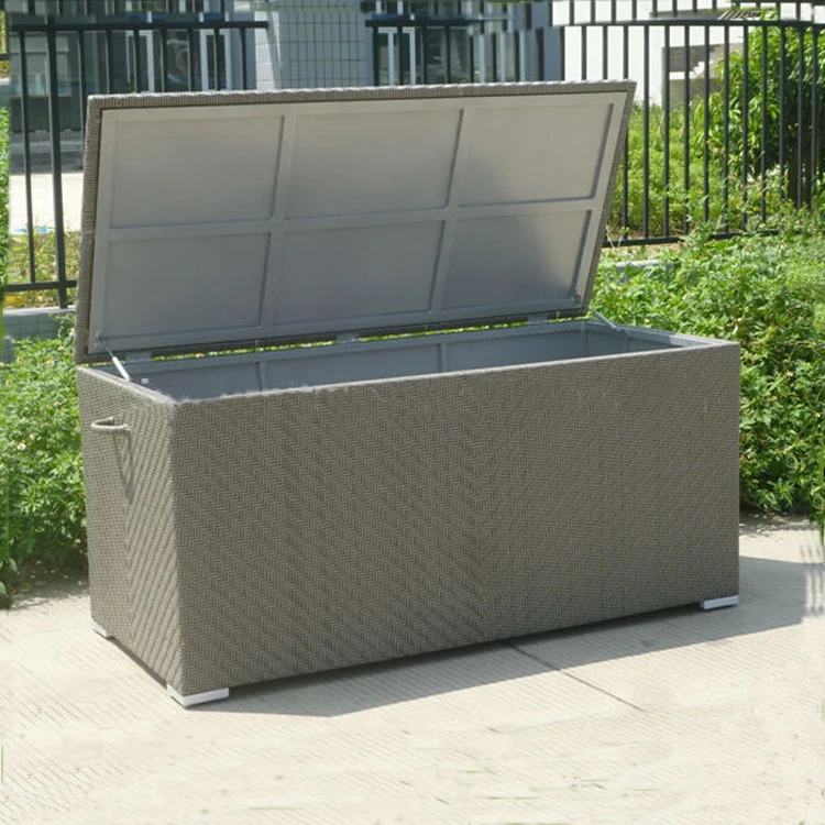 Waterproof Rattan Storage Cushion Box for Furnitures