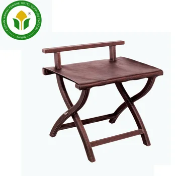 Hotel Supplies Solid Wooden Folding Luggage Rack hotel luggage racks luggage stand