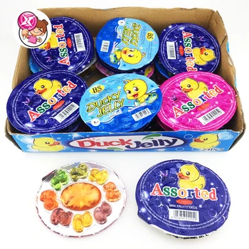 Halal fruit jelly duck shape mixed fruit jelly Candy Jelly Drink For Kid