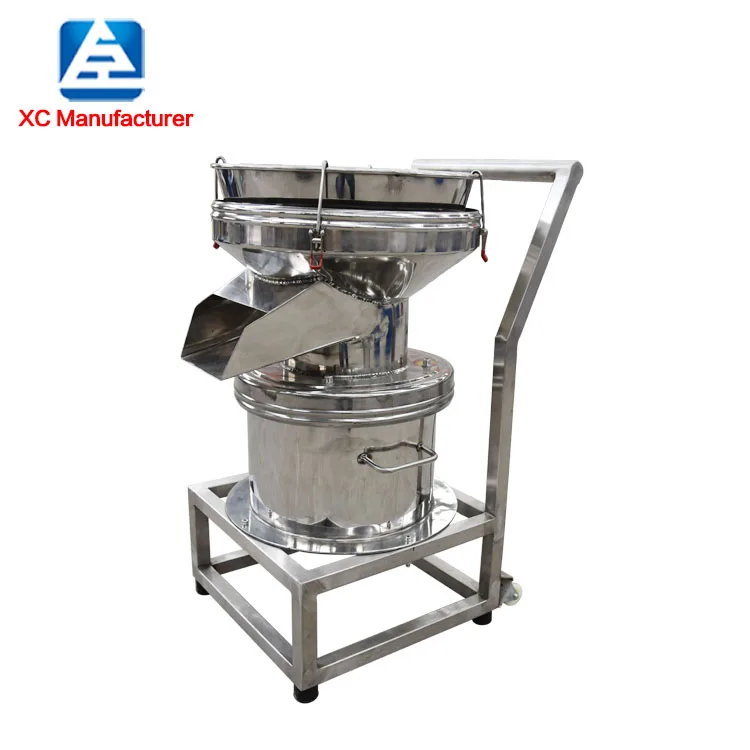 
450 vibrating screen for soybean milk filter with ultra-quiet and large output vibrating screen sieve machine 