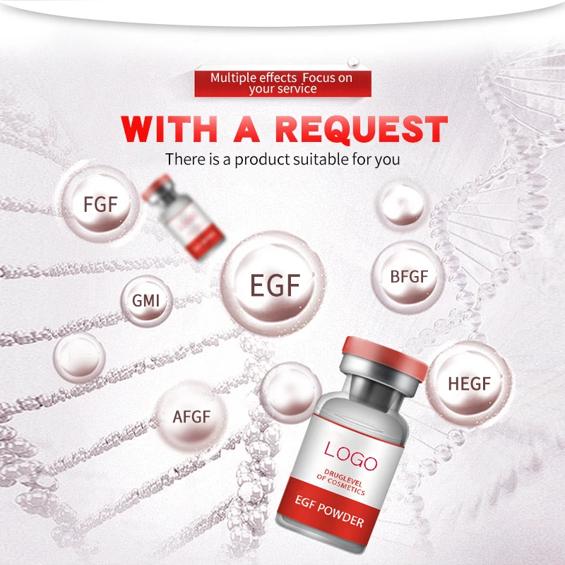 Фармацевтический Эпидермальный фактор роста концентрат сыворотка эффективный против морщин для кожи лиофилизированный