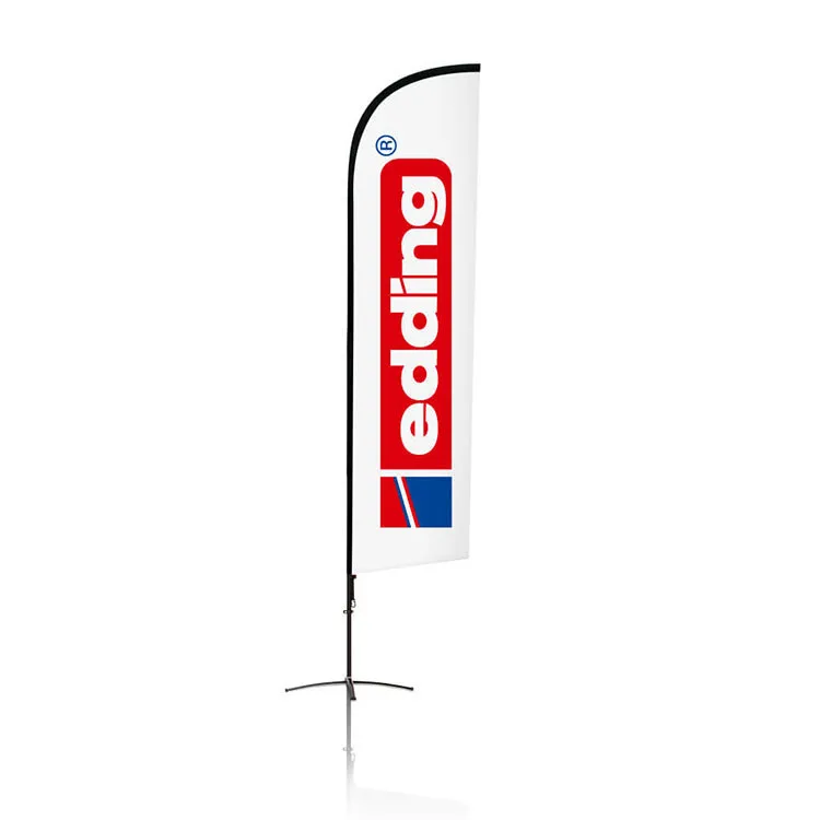 Fiberglass flag pole material outdoor publicity beach flag ,beach advertising with flag