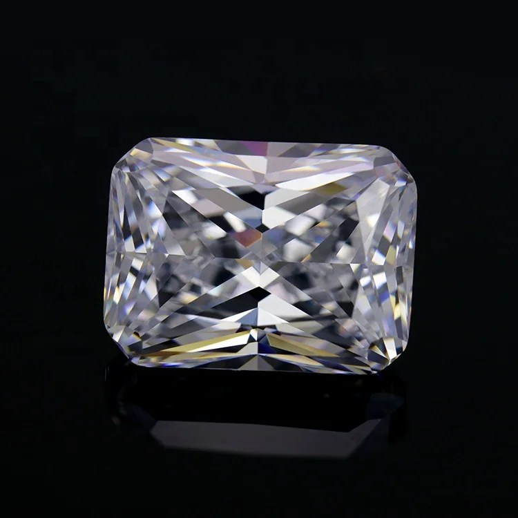 Wholesale Loose Cz Gemstone Zircon Stone Octagon Cut 5a White