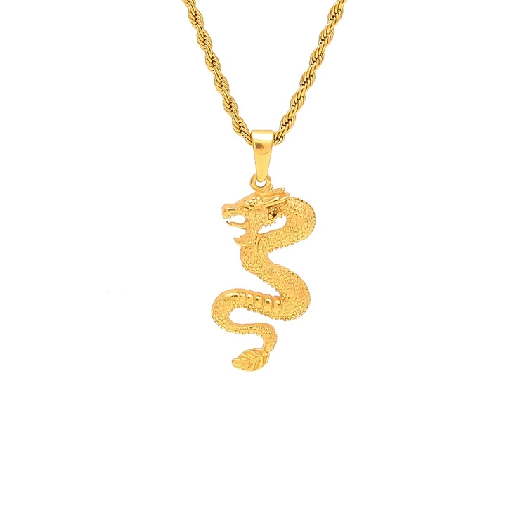 New Style Copper Hiphop Dragon Pendant 