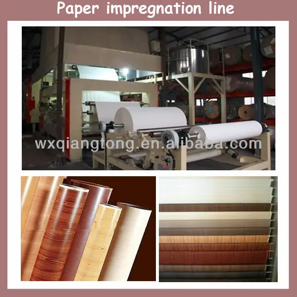 Меламин пропитанной бумаги линии