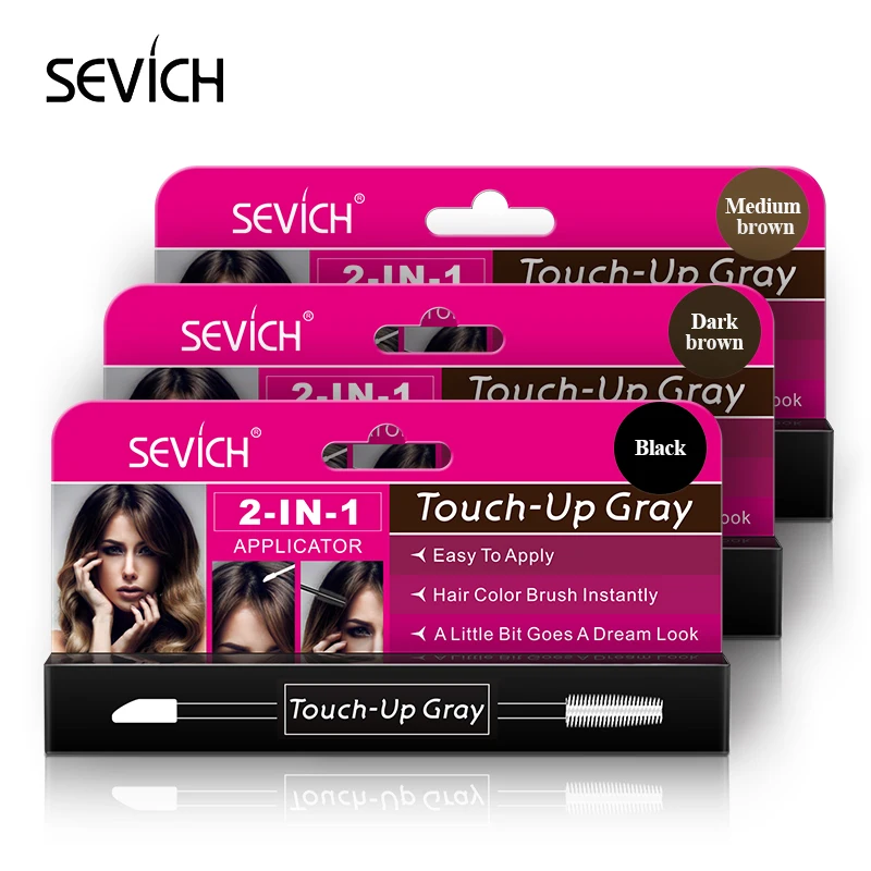 Sevich Temporary Hair Color Dye Hair Touch Up Gray For Cover Of Gray Hair -  Buy Cheap Root Touch Up,Gray Touch Up,Temporary Hair Color Product on  