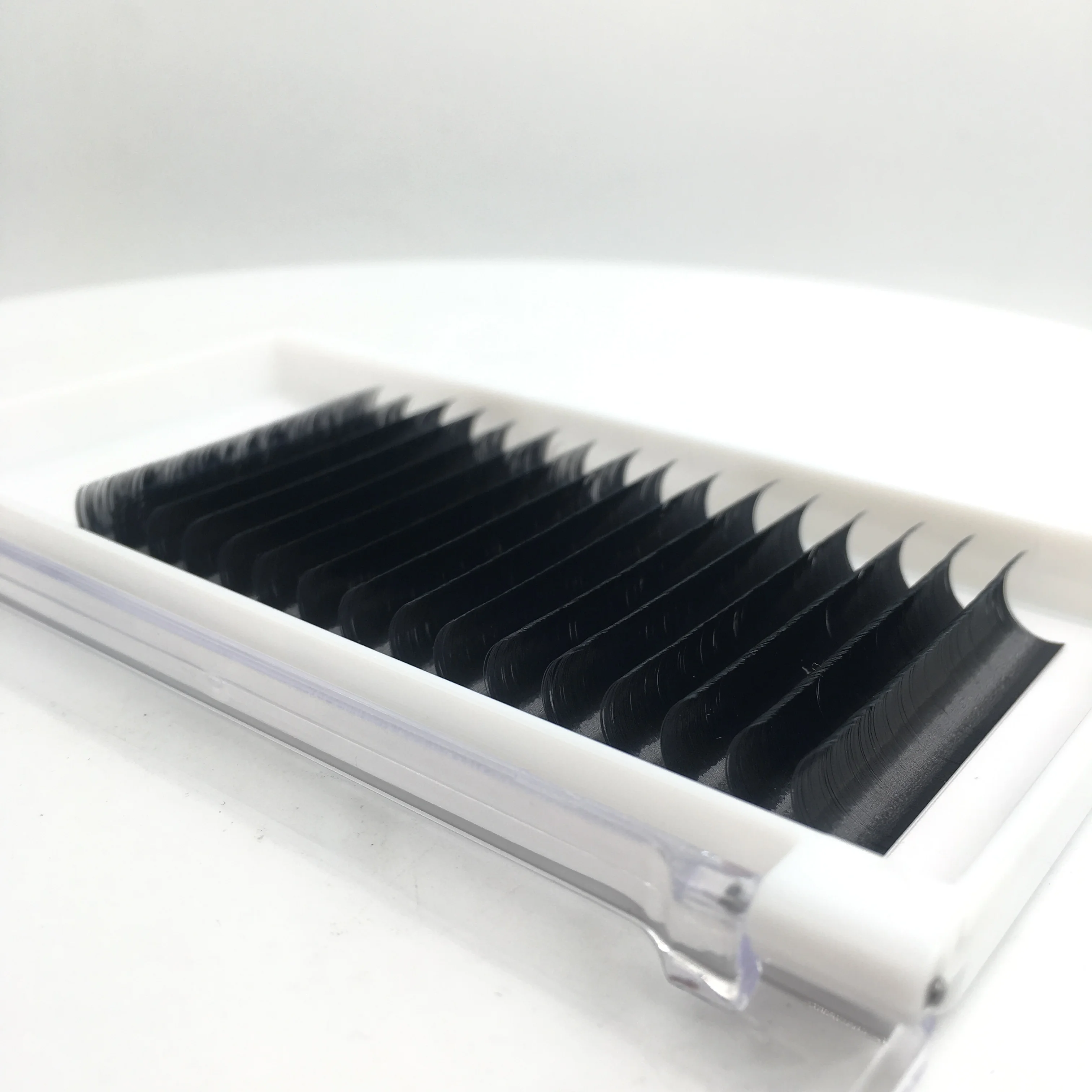 
 Русский объем ресниц частная этикетка 0,05 мм D изогнутые сибирские норковые ресницы для наращивания с упаковочной коробкой для ресниц  