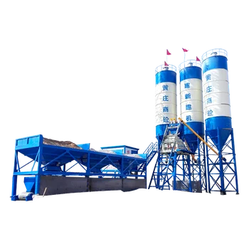 Mini HZS35 concrete mixing plant 35m3/h capacity from chinese biggest supplier