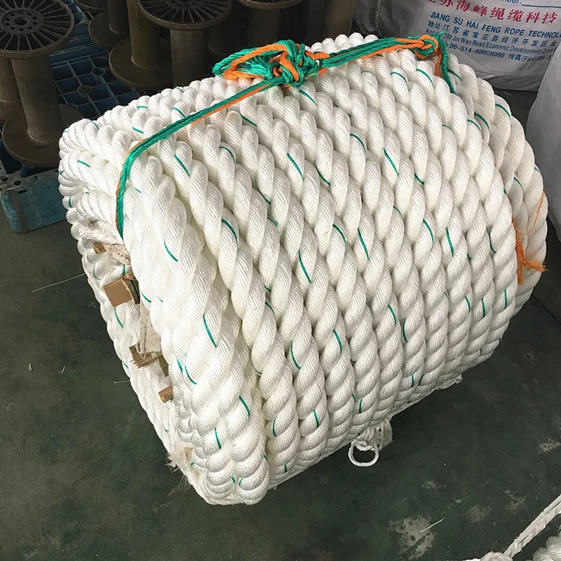 40MM 3 Strand Twisted Polyamide Mooring Rope