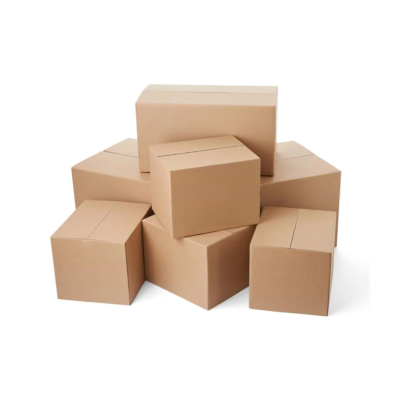 50-Pack 10x10x4 Inch Cardboard Shipping Boxes - Corrugated Moving Mailer Boxes, Brown, 32 ECT