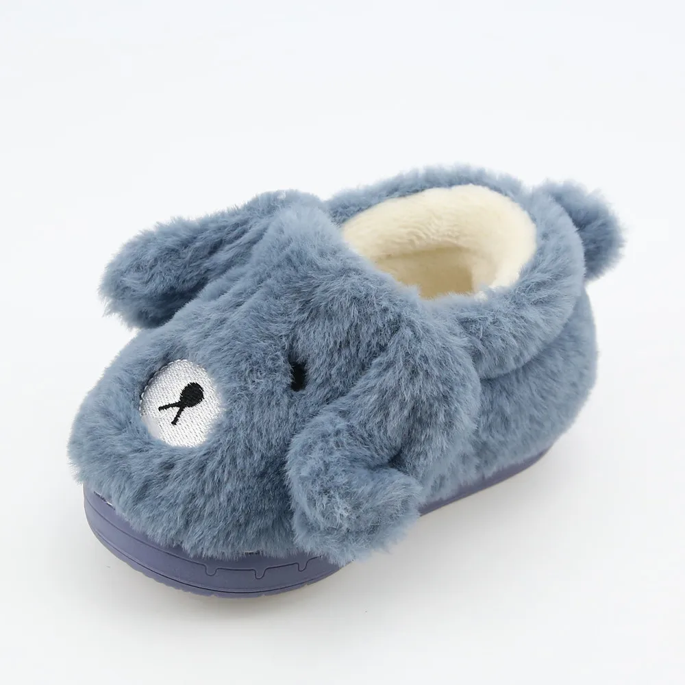 AINGTON 2019 Brand new baby winter indoor faux fur plush dog slippers
