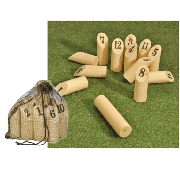 
Деревянный номер kubb, лучшая уличная игра 