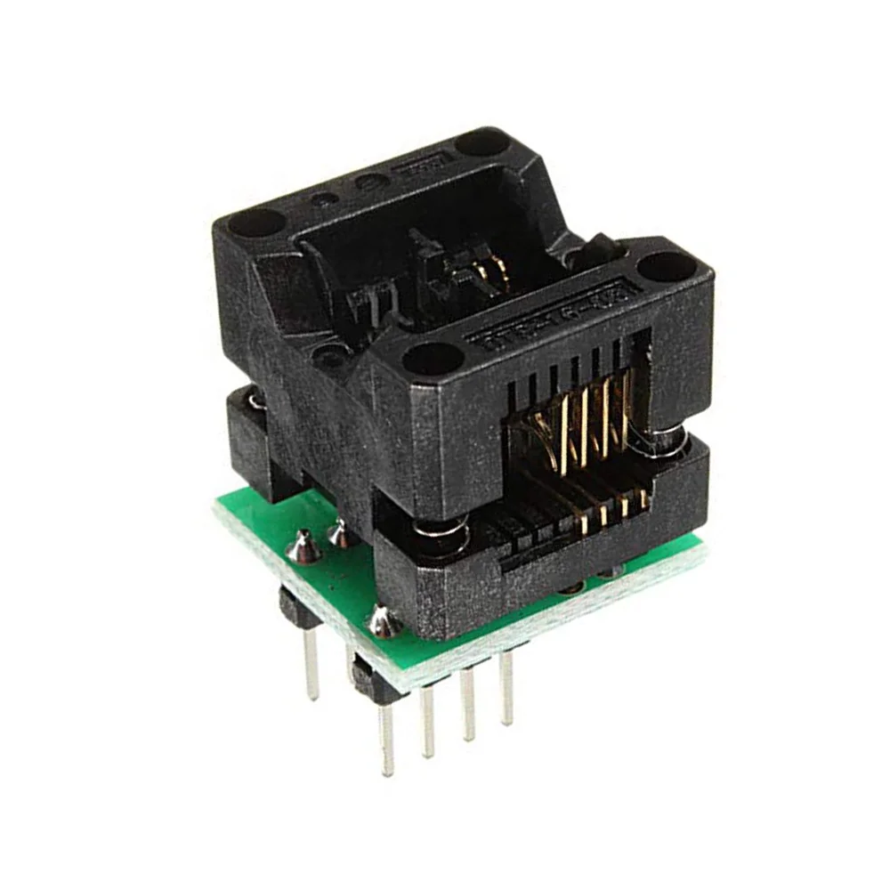 BIMUS 1pc SOIC 8 SOP 8 to DIP 8 Socket Converter Module Programmer Output Power Adapter with 150mil Connector SOIC8 SOP8 to DIP8 EZ 