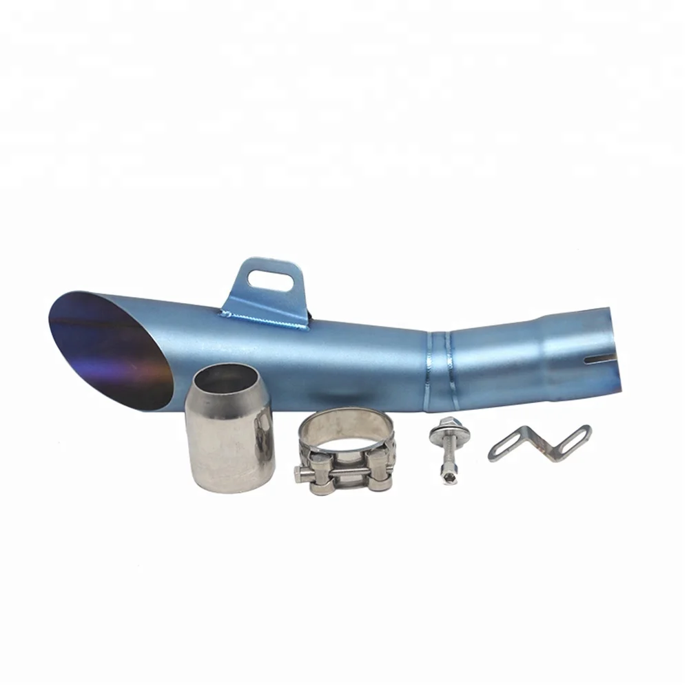 Универсальный нержавеющей стали титана дизайн мотоцикла глушитель выхлопной трубы с цветом
