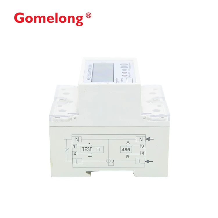 GOMELONG DDS5558 Single Phase Din Rail Remote Control Modbus Energy Meter With Relay