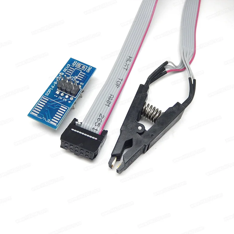 SOIC8 SOP8 Flash Puce IC Test Clip Programmation Socket Adaptateur Cble