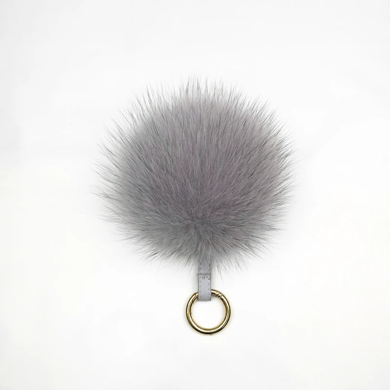 
Индивидуальный искусственный мини-помпон из кроличьего меха с застежкой 