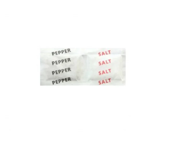 Salt & Pepper Sachets Condiments catering Qty 100 