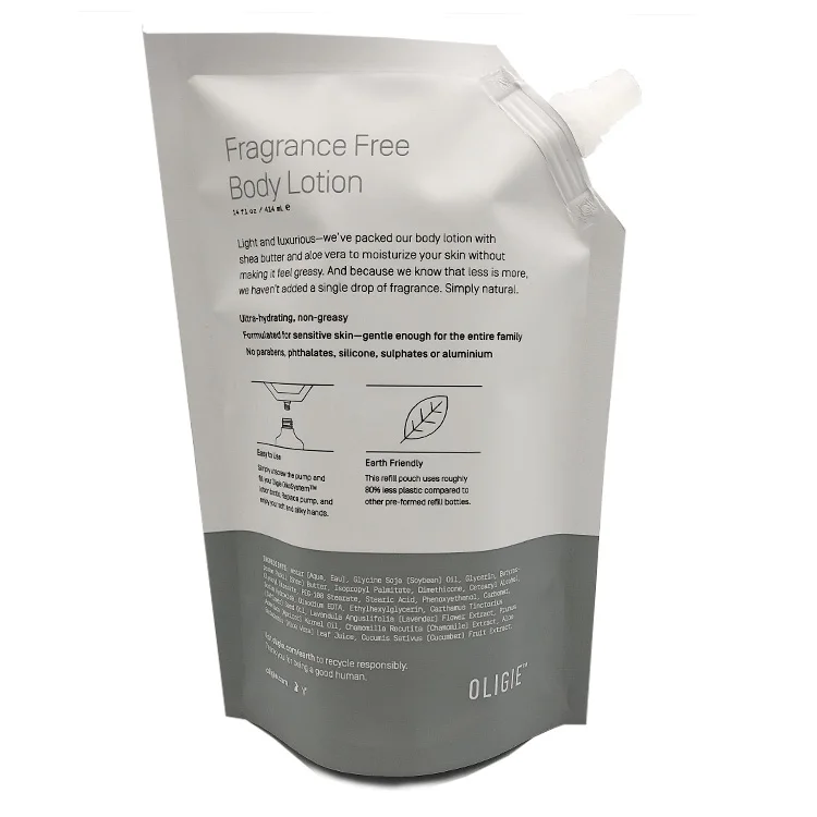 silicone stand up bolsas