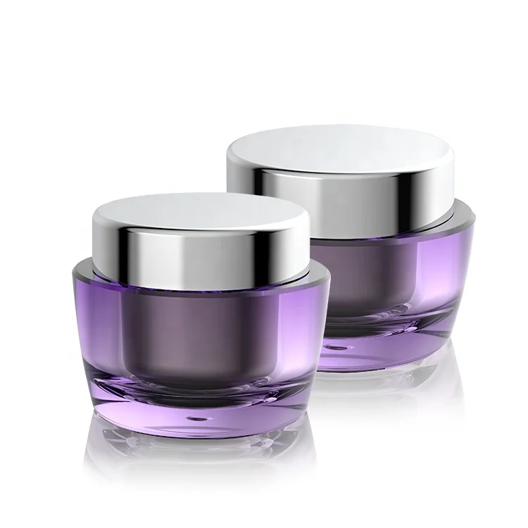 Cosmetic Packaging Jar Ball Shaped Luxury Cosmetic Packaging Plastic Jar 15ML 30ML 50ML Empty Cream Jar