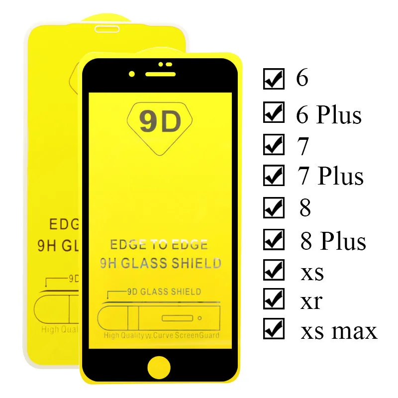 
 9D полное клеевое закаленное стекло для iPhone 11 Pro Max 6,5 11 Pro 5,8 11 6,1 защита для экрана взрывозащищенный Чехол для мобильного телефона  