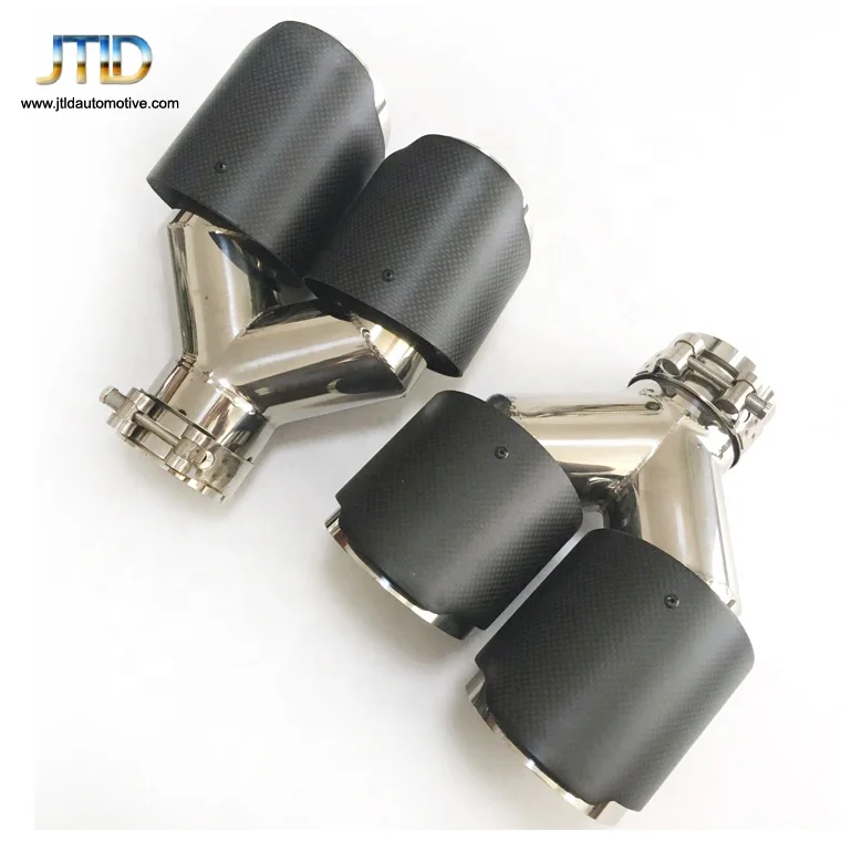 1個ユニバーサルYモデルカーボンファイバーステンレススチールマフラー