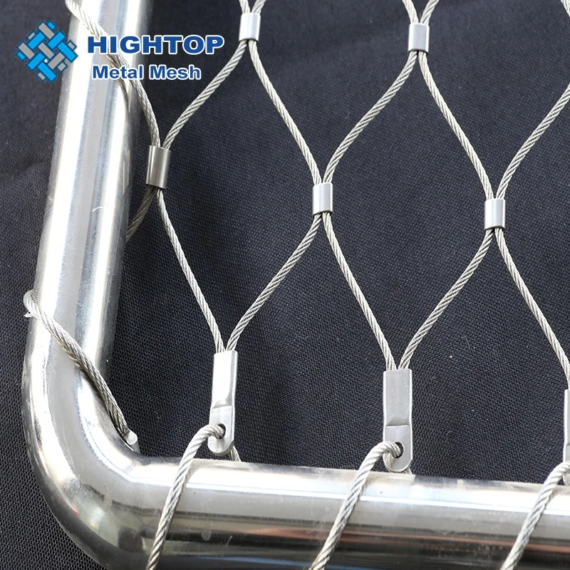 Railing Safety Net 304 Stainless Steel Wire Rope Mesh - 5cm Grid Safety ...