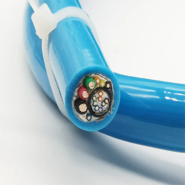 Flexible Underwater Camera Cable. Mobile Robot Camera Cable With