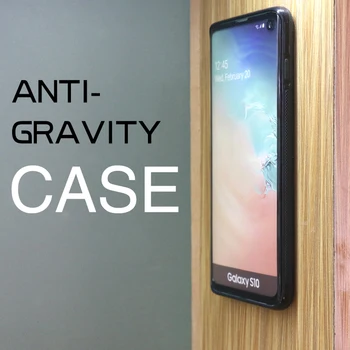 Custom Design Hard Shell Phone cover nano suction zero anti gravity Cell phone case Cover For Samsung galaxy s10 plus