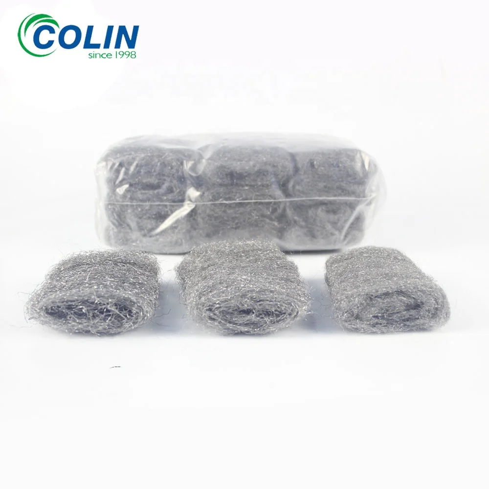 2019 Hot selling steel wool metal stainless scrubbers for kitchen clean