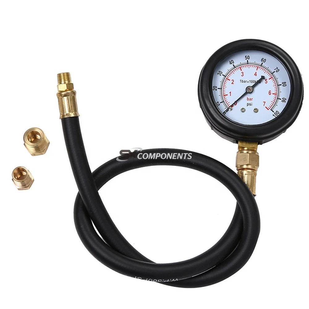 Automobile and Motorcycle Cylinder Pressure Gauge Multi-function Dual-purpose Cylinder Pressure Detection Tool Kit