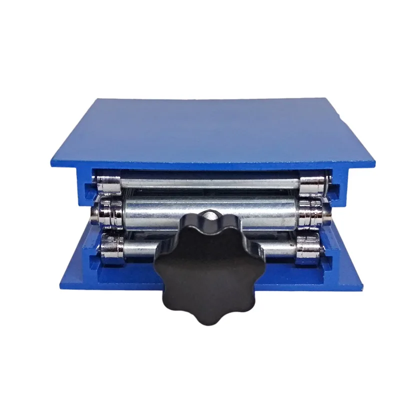 Oumefar Piattaforma Di Sollevamento Da Laboratorio Regolabile - Staffa A Forbice In Lega Di Alluminio 90x90mm, Altezza Max 90mm, Portata Elevata Per Strumenti Di Misura - 3